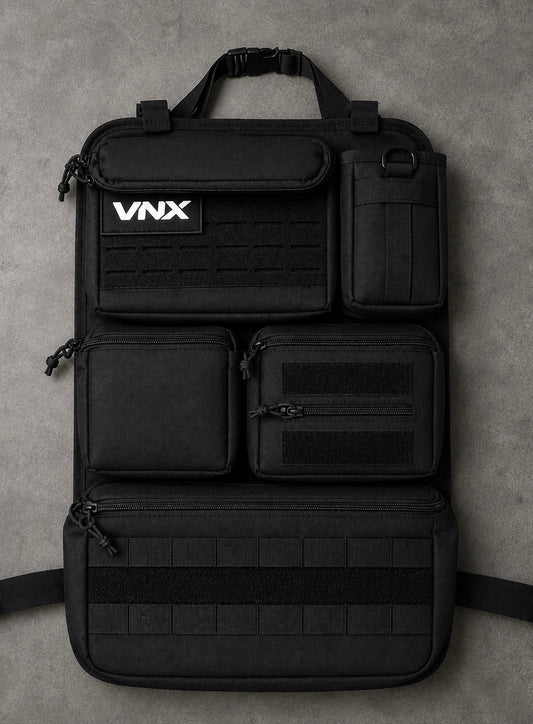 VNX Universal Seat Back Organiser - Black
