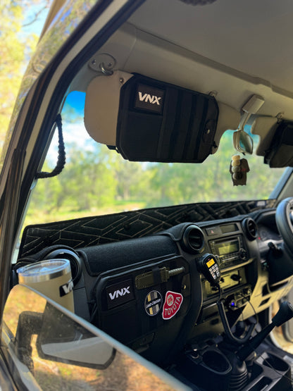 VNX SUN VISOR/DASH ORGANISER
